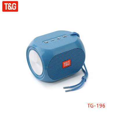 T&G TG196 Portable Bluetooth Speaker Wireless Speakers Bass Column Waterproof Outdoor Speaker USB Subwoofer Stereo Loudspeaker