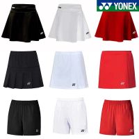 ☋¤ yonex Yonex badminton culottes sports pleated skirt female skirt a word skirt YY shorts anti-light