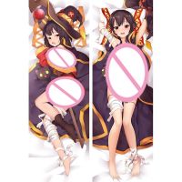 Konosuba Dakimakura ปก Yunyun Konosuba Eris Megumin ปลอกหมอนการ์ตูนอะนิเมะ Moegirls กอดร่างกายปลอกหมอนอิง