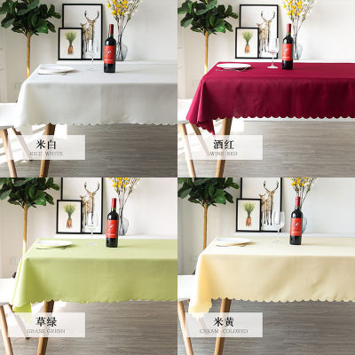 （HOT) โต๊ะปูพื้นสีผ้าสี่เหลี่ยมผืนผ้าเรียบง่ายทันสมัยโต๊ะกาแฟผ้าปูโต๊ะผ้าปูโต๊ะอาหารญี่ปุ่นผ้าอเมซอน