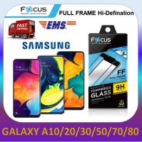 ฟิล์มกระจก เต็มจอ โฟกัส Focus Samsung Galaxy A02 A04s M02 A10 A20 A30 A50 A50s A70 A80  Tempered glass ฟิล์ม