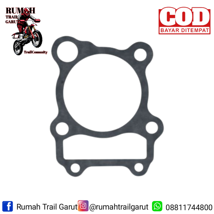 Paking Gasket BLok Seher Ori KLX 150 Perpak Boring Piston Dtracker