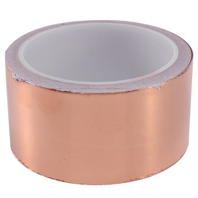 50mmx10M EMI Copper Adhesive Copper Foil Copper Tape Self-adhesive tape roll