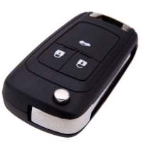 3ปุ่ม Keyless Entry ตัวพับเก็บรีโมทปลอกกุญแจรีโมทเชลล์สำหรับ Chevrolet