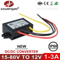 [HOT TALQQQWWEGE 583][ร้อน W] Szwengao DC 24V 36V 48V 60V ถึง12V 1A 2A 3A 5A DC Step-Down Converter 15-80V ถึง12V Buck Regulator แรงดันไฟฟ้า