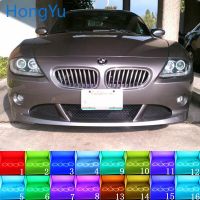 ไฟหน้า Rgb หลายสีแอลอีดีแหวนเฮโลตานางฟ้า Drl Rf การควบคุมระยะไกลสำหรับ Bmw E85 Z4 E86 2002 2008อุปกรณ์เสริม