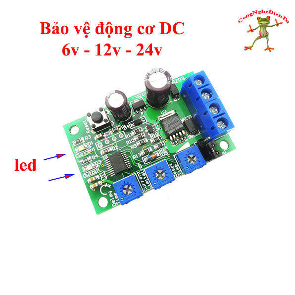 Mạch bảo vệ đông cơ DC quá dòng quá tải 6v 12v 24v | Lazada.vn