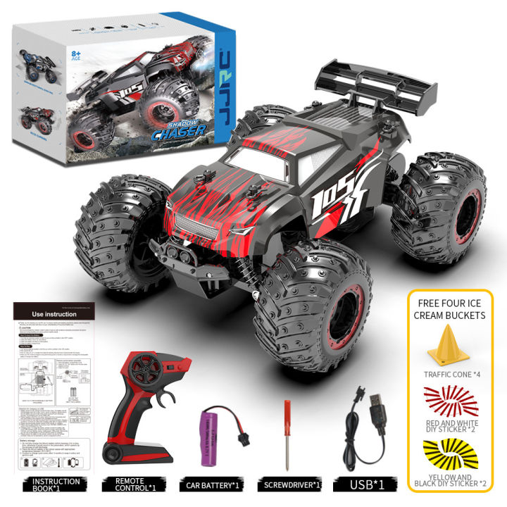 รถดริฟท์รถ-rc-รถแข่งของเล่นรถมอเตอร์คู่2-4ghz-2wd-ปีนเขา-rc-ทางวิบากรถดริฟท์ของเล่น1-18รถความเร็วสูง15-km-h