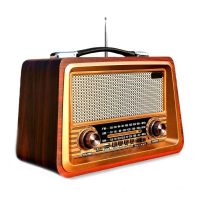 Retro Portable Radio Wireless Bluetooth Speaker Stereo AM/FM Radio Receiver Player USB TF AUX MP3 Classic Style