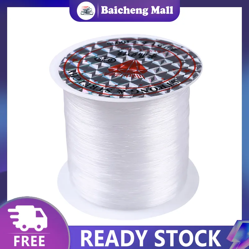 BaiC💥】Transparent Fishing Wire Nylon Roll Wire Rope for Fishing
