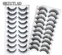 38 Styles 10 pairs 100 Real Mink Eyelashes 3D Natural False Eyelashes 3d Mink Lashes Soft Eyelash Extension Makeup Kit Cilios