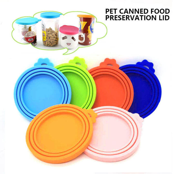 Silicone Food Cover Can Lid Cover Tin Cover Reuseable Keep Fresh Food 