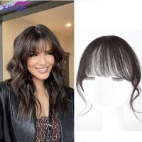 XIYUE S-roll French style bangs wig for women with natural forehead air invisible and traceless hairdressing