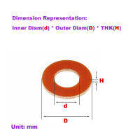 Bakelite วงกลมทนอุณหภูมิสูงฉนวนปะเก็นเครื่องซักผ้า M2-M12