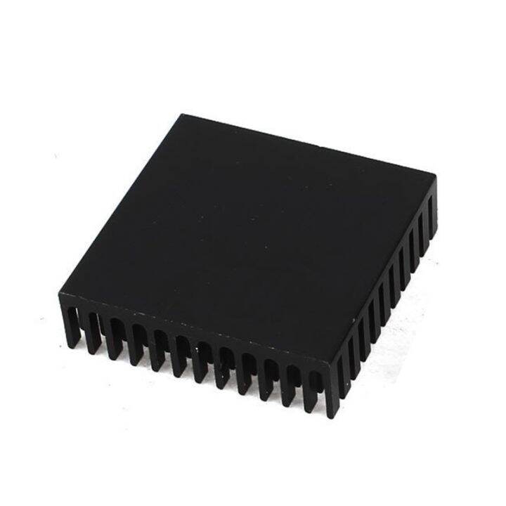 2-x-black-aluminum-radiator-heat-sink-heat-sink-40-x-40-mm-x-11-mm