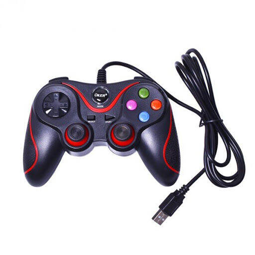 ส่งเร็ว-จอย-oker-u-918-joy-games-stick-analog-usb-จอยเกมส์-for-pc