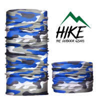 HIKE สินค้าพร้อมส่ง ผ้าบัฟ ผ้าบัพ โพกหัว กันแดด จักรยาน ตกปลา เดินป่า วิน vacation พรางใหญ่ พรางใหญ่ น้ำเงินดำ