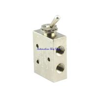 LJLJ-Tac2-41v Pneumatic Switch Valve Thread 2 Position 5way Rectangle Mechanical Air Pneumatic Valve