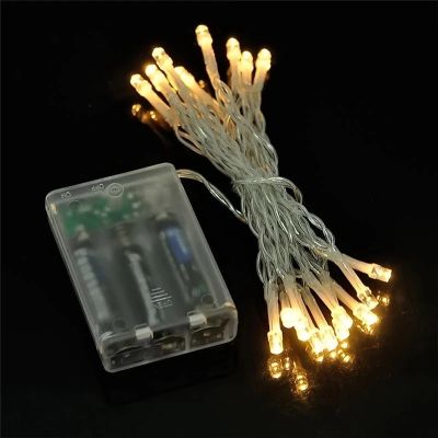 ◈ 10/20/40/80/160 AA Battery Operated LED String Lights for Xmas Garland Party Wedding Decoration Christmas Flasher Fairy Lights