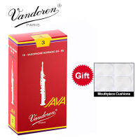 Original France Vandoren JAVA Soprano Sax Red Reeds Bb Soprano Saxophone Reeds 2.5# 3.0# Box of 10 [With Gift]