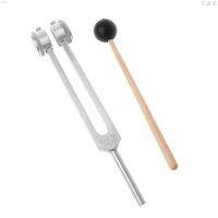 OM 136.1Hz Aluminium Alloy Tuning Fork Chakra Hammer Ball Diagnostic Healing Tool for Eliminating Stress L29K