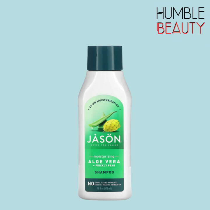 Humble Beauty Jason Natural Moisturizing Shampoo Aloe Vera Prickly Pear 16 Fl Oz 473 Ml 7256