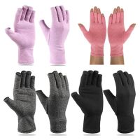 New 1Pair 3Colors Compression Arthritis Gloves Wrist Support Cotton Joint Pain Relief Hand Brace Women Men Therapy Wristband new