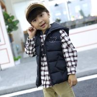 （Good baby store） Hooded Child Waistcoat Children Outerwear Winter Coats Kids Clothes Warm Cotton Baby Boy Girls Vest Toddler Girl Winter Clothes