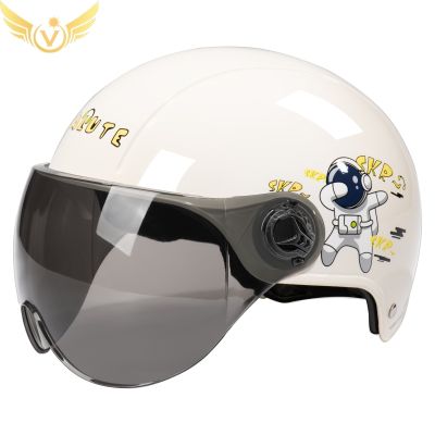 Half-helmet For Motorcycle Built-in Retractable Bark Lens Adults Jet Piece Moto Nmax Super Cub 110 Cb 300 Bros 150 Dirt MOPED