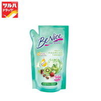 BENICE PERFECT ELASTIC SHOWER CREAM GREEN 400 ML POUCH / บีไนซ์ครีมอาบน้ำ สูตรเพื่อผิวนุ่มกระชับ เขียว 400 มล. ถุงเติม