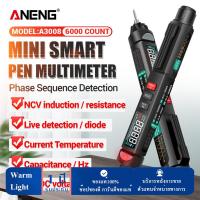 A3008 LCD Digital NCV Multimeter 6000 Counts AC/DC Voltage Diode Tester Pen