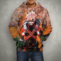 Sudadera con capucha de My Hero Academia para hombre y mujer, ropa con estampado 3D de dibujos animados de Anime, a la moda Jersey de Manga, abrigo, 2023