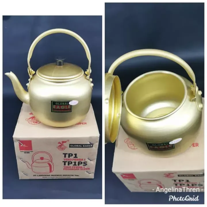 Spesial Teko Kuning Global Eagle Teko Emas Teko Ketel Ceret Air Minum Mineral Arab Persia 0461