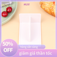 ?【HOT SALE】MUXI 1ชิ้นพายเค้กเรียบขึ้นเครื่องมือทำมุมที่ถูกต้องอุปกรณ์ทำจากพลาสติกฟองดองน้ำตาลขัดเงาอุปกรณ์ทำเบเกอร์สีทึบของใช้ในครัว