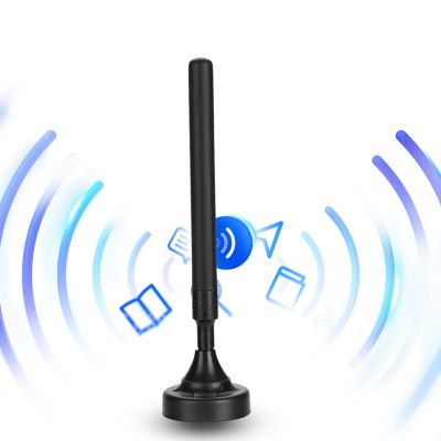 เสาอากาศวิทยุ FM แบบพกพา VBESTLIFE ในครัวเรือน 25dB High Gain ไม่จำเป็นต้องใช้ไดรเวอร์หรือซอฟต์แวร์ เสาอากาศ FM USB ความไวสูง