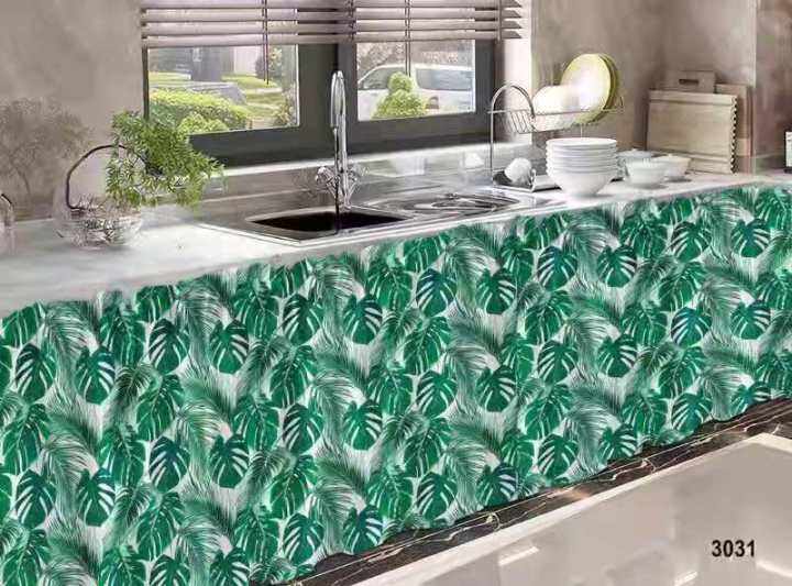 COD1PCS Green elegant Short Curtains Kitchen Curtain Kurtina Panlababo