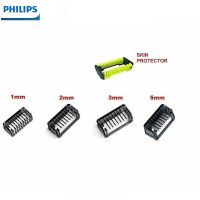 ไดร์เป่าผมหวี Philips All Combs (1 2 3 5 mm) Trimmer Clipper Body Skin For Philips OneBlade One Blade Shaver QP2510 QP2520 QP2521 QP2522 QP2523 QP2530 QP2527 QP2531 QP2620 QP2630 QP6505 QP6510 QP6520 QP6620