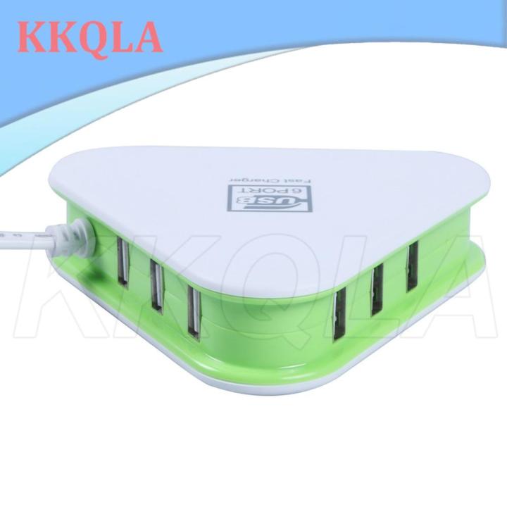 qkkqla-universal-6-power-supply-usb-adapter-ac-dc-5v-2a-wall-smart-charger-plug-charging-eu-plug