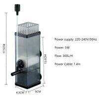 1ชิ้น3W/5W ปลาเล็ก Degreasing ฟิล์มตัวกรองฟิล์มเพิ่มอ็อกซิเจนปลาในตู้ปลา