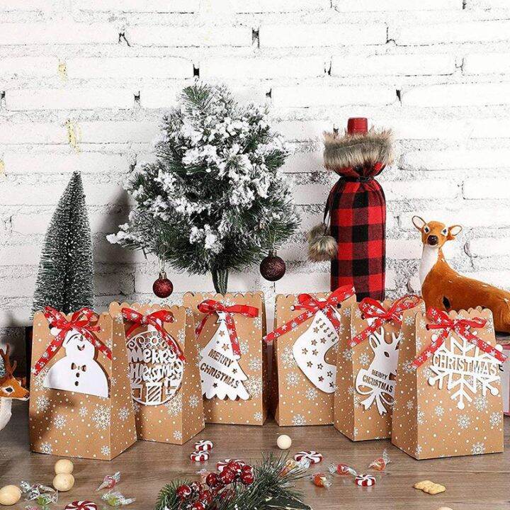 24-pieces-christmas-present-bags-assortment-kraft-paper-favor-bags-with-holiday-present-tags-for-christmas-6-styles