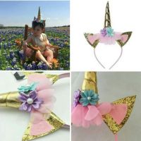 สินค้าขายดี+++ พร้อมส่ง ที่คาดผมยูนิคอร์น ที่คาดผม Unicorn Accessories พร๊อพยูนิคอร์น ##ชุดแฟนซี ชุดเด็ก การ์ตูน Fancy Kids Christmas Haloween