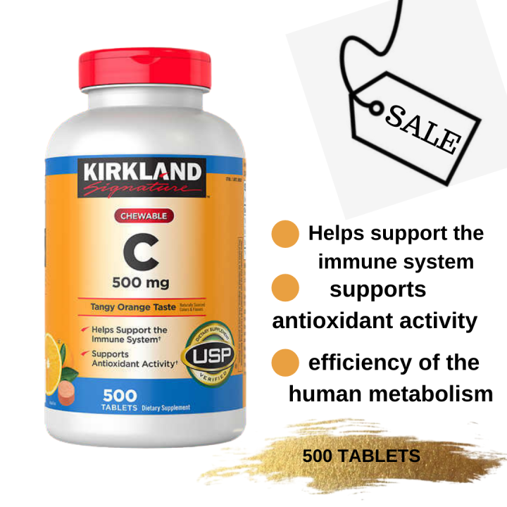 kirkland vitamin c chewable 500mg Lazada PH