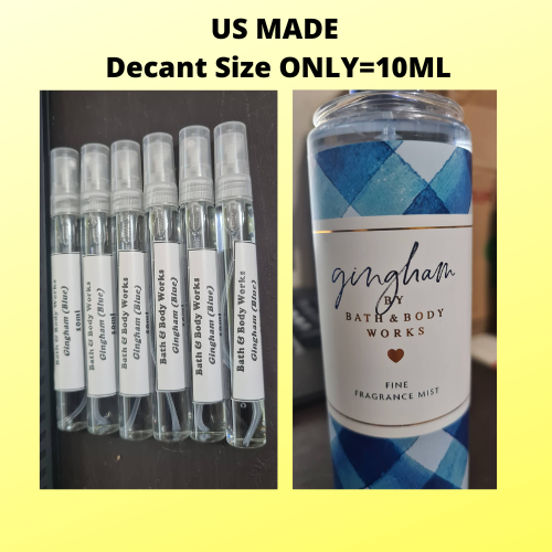 Bath & Body Works Fragrance Mist 10mL /Scent GINGHAM BLUE Lazada PH