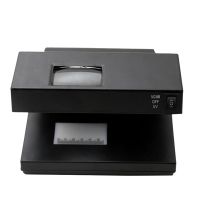 1 Piece Portable Desktop Counterfeit Bill Money Detector Support UV And Magnifier US Plug