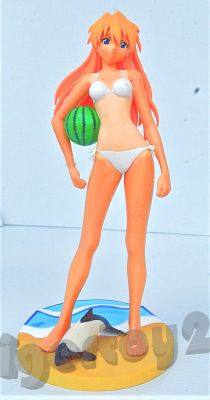 Neon Genesis Evangelion Extra Summer Beach Figure A SummerS Experience Asuka Langley Soryu Suntan White SwimSuit ver