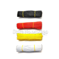 500 ชิ้น/ล็อต 26AWG 200 มม./150 มม.20 ซม./15 ซม.ความยาวสายเชื่อมต่อชุบดีบุกลวด DIY ลวดอิเล็กทรอนิกส์ 1.3 มม.เชื่อม-GGHJY STORE