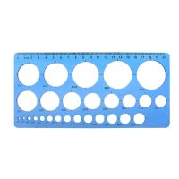 【CC】卐㍿  1PC Plastic Template Ruler Stationery for student K3KB