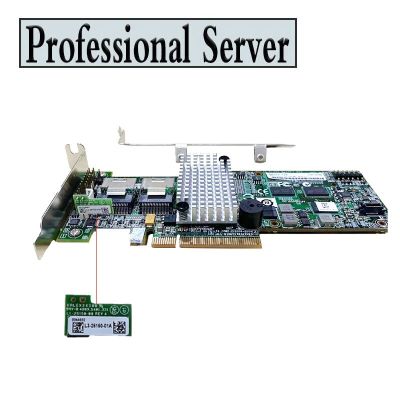 LSI 9264-8i 6GB PCI-E ตัวควบคุม RAID 256M + Key RAID 5 6อะแดปเตอร์ FJK3825การ์ดอุปกรณ์ขยายสัญญาณบีบอัด