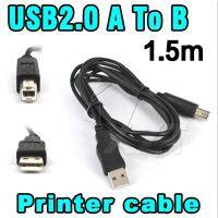 Kabel Data Adaptor Kabel Ekstensi Pemindai Printer PZ 1.5M USB 2.0 A Ke B Kabel Data Adaptor Pria untuk Printer HP Canon Epson