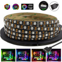 WS2812B RGB LED Strip (5V 3 Pin Addressable LED Headers) for ASUS AURA SYNC MSI Mystic Light Sync GIGABYTE RGB Fusion 2.0